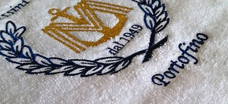 Custom logo embroidered hotel towels